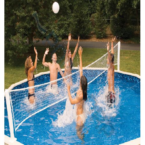 International Leisure Products; 9191; Swimline Water Sports; PoolJam(TM) Above Ground Basketball/Volleyball; PoolJam Combo Above Ground Volleyball Basketball Game