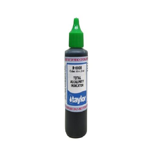 Taylor Technologies R-0008-C-12 Total Alkalinity Indicator; 2 oz; Dark Green