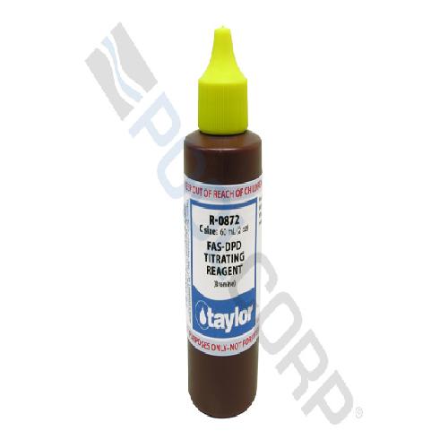 Taylor Technologies R-0872-C-12 FAS-DPD Titrating Reagent (Bromine); 2 oz; Clear