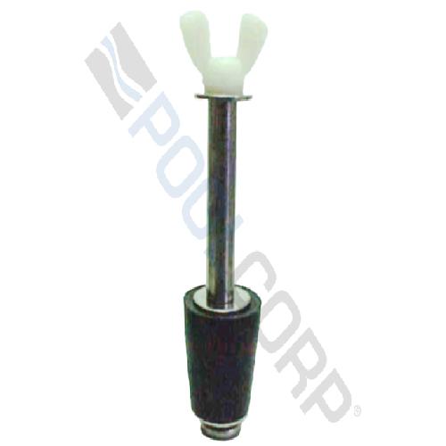 Technical Products #4X Expansion Winter Plug for 3/4" and 1" Pipe; #4; 0.96"; Stainless Steel Screw and Washer; Nylon Wingnuts; Orange