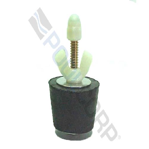 Technical Products #11BT Winter Test Plug with Blow Thru Valve for 2" Pipe; Nylon Wingnut