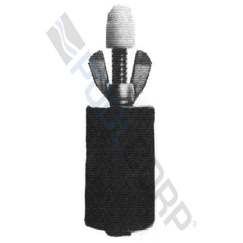 Technical Products #9BT Winter Test Plug with Blow Thru Valve for 1 1/2" Pipe and 1-1/4" Fitting; Nylon Wingnut