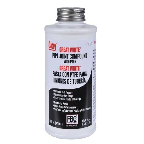 Oatey Supply Chain Services Inc; 31232; 16 FL. Ounce Great White Pipe Joint Compound W/ PTFE