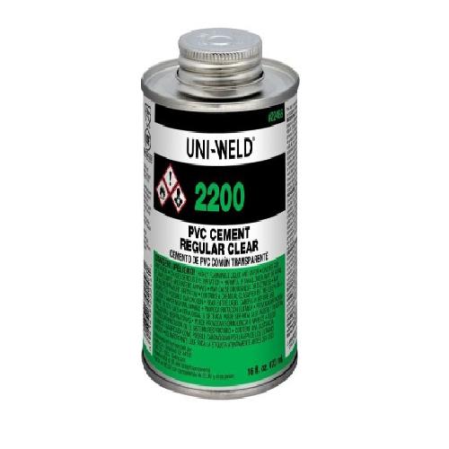 Oatey Supply Chain Services Inc; 2246S; United Elchem 16 Ounce PVC Regular Clear Cement